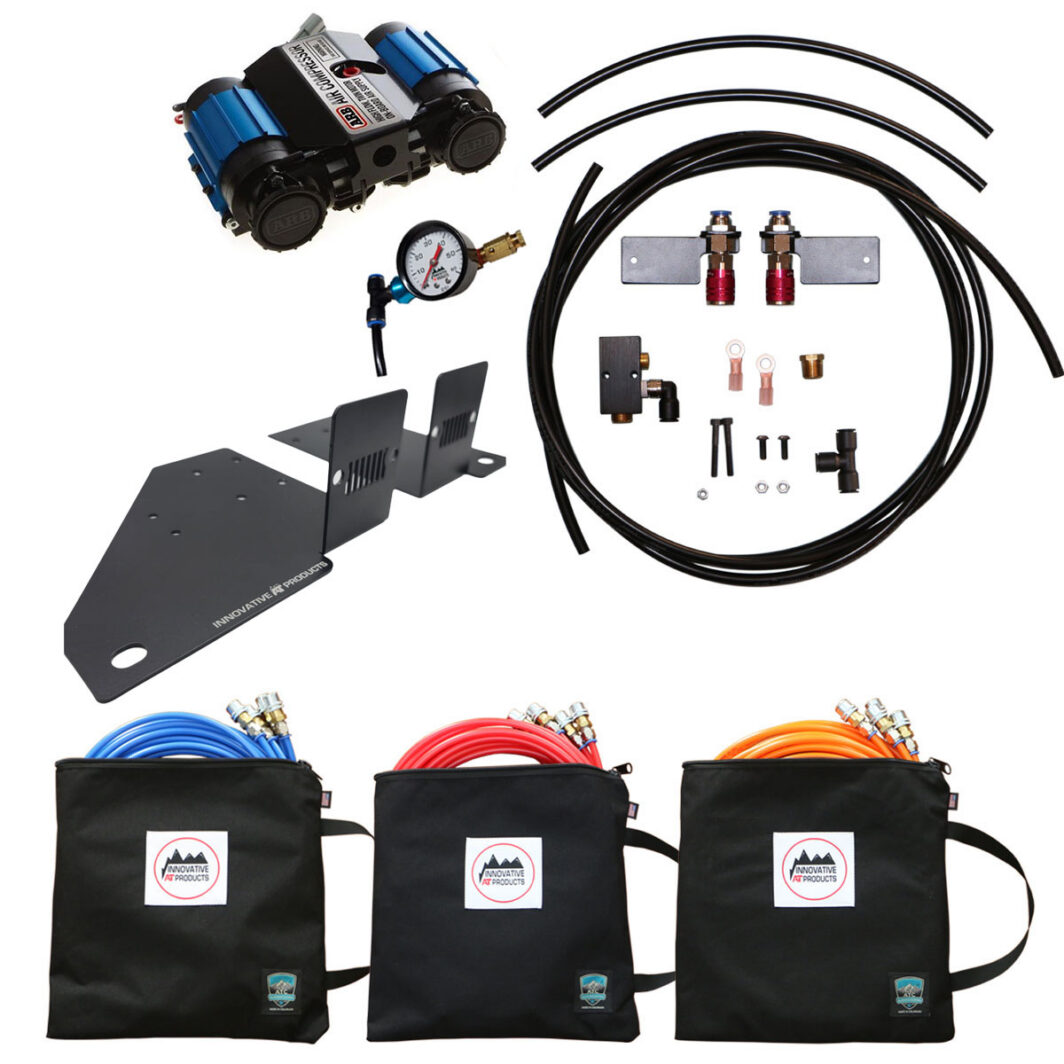IJKP-27-ARB: 4-Tire Air System / Air Locker Manifold Kit with ARB Twin Compressor CKMTA12 Package Deal